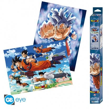 DRAGON BALL SUPER - Set de Posters - Goku & amis (52x38)