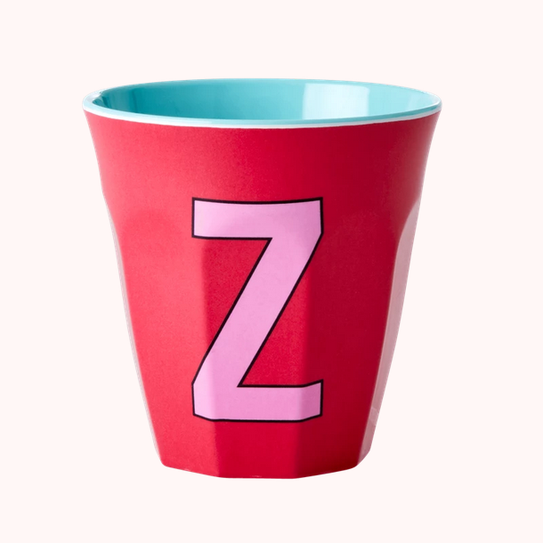 Lettre Z rouge Tasse Medium Melamim