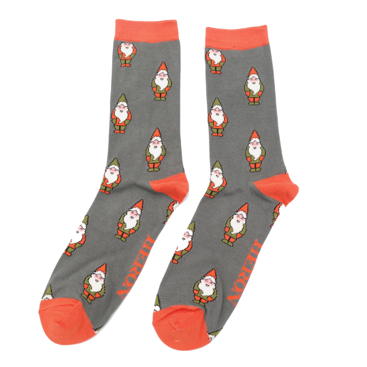 41-46 Gnomes Socks Grey