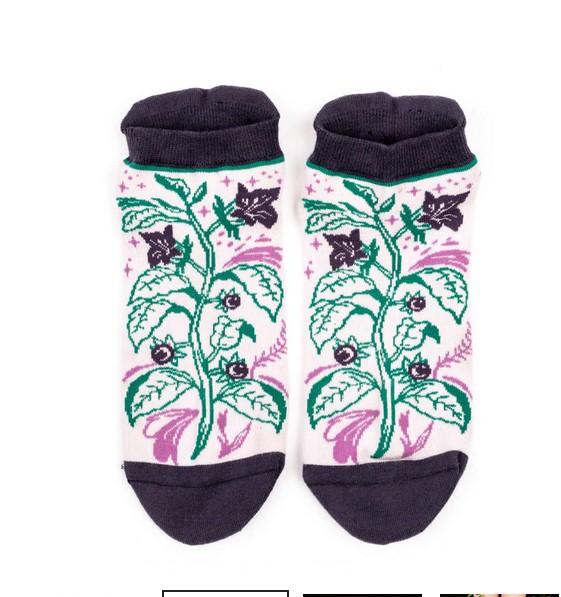 Belladonna Deadly Nightshade Ankle Socks