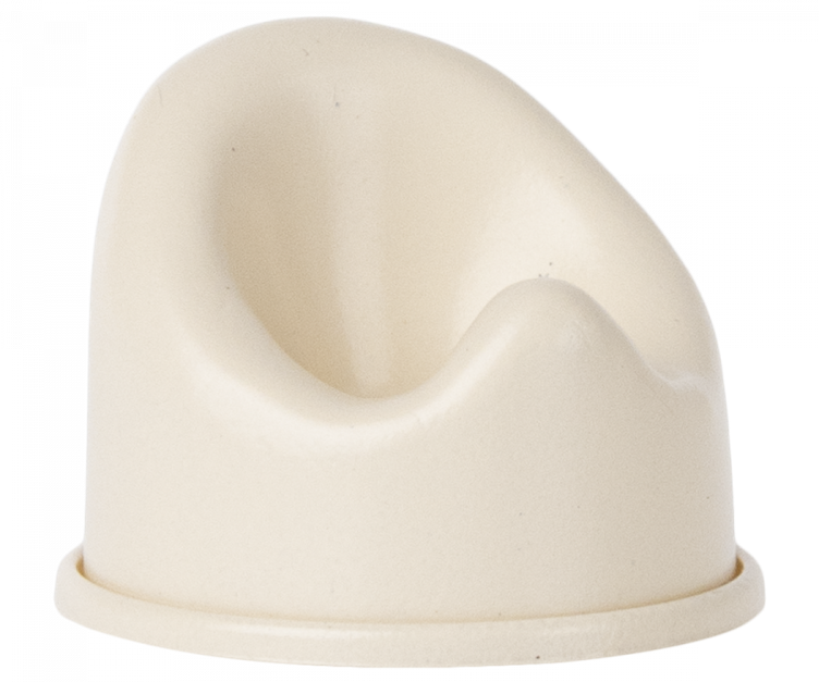 Töpfchen, Micro - weiss