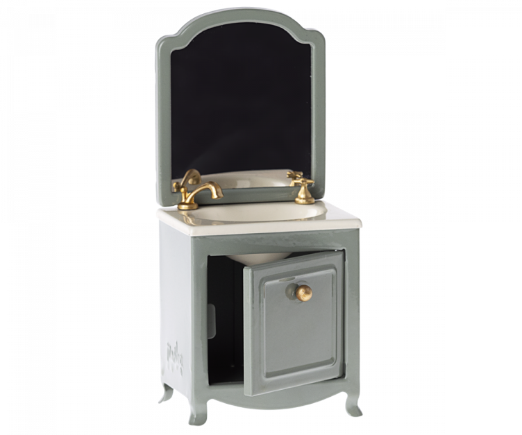 Commode lavabo avec miroir