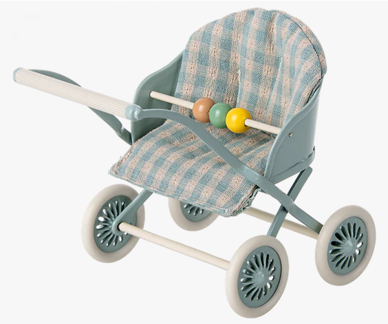 Kinderwagen für Babymäuse - Minze