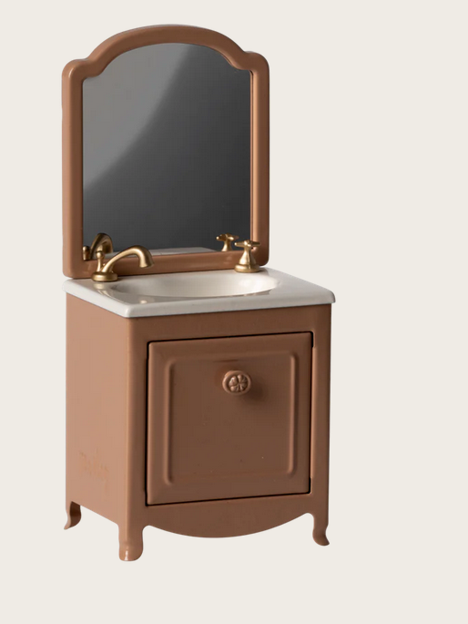 Meuble lavabo, souris - Poudre foncée
