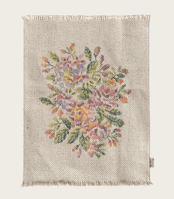 Tapis, fleurs - Grand format