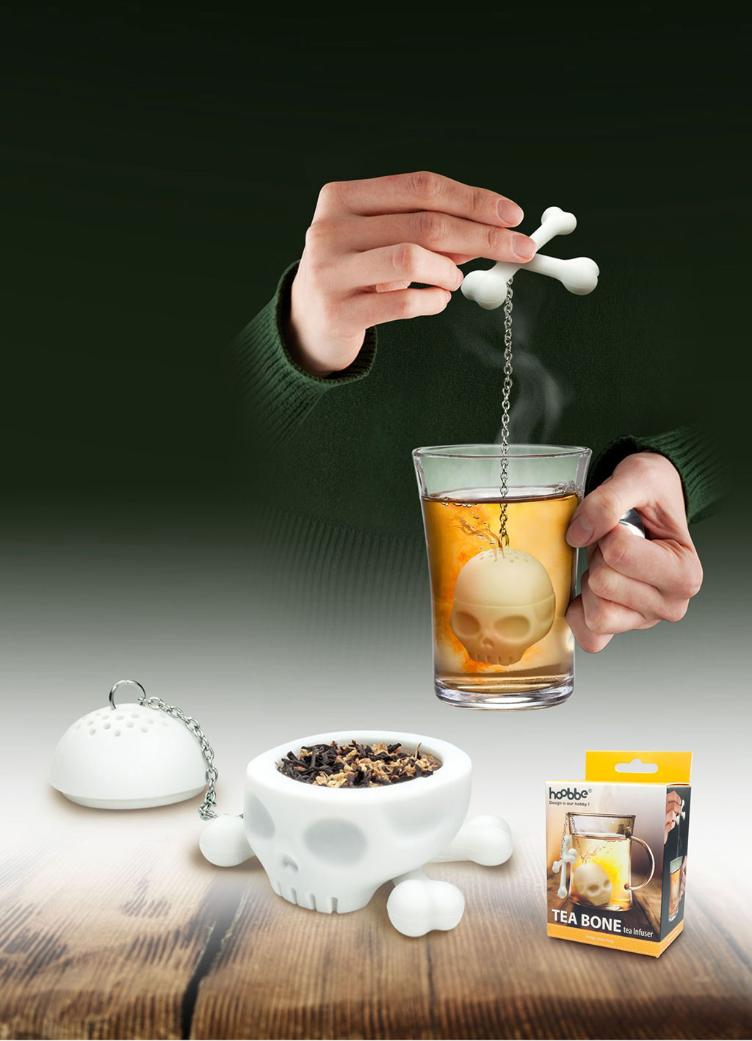 Infuseur à thé tête de mort
