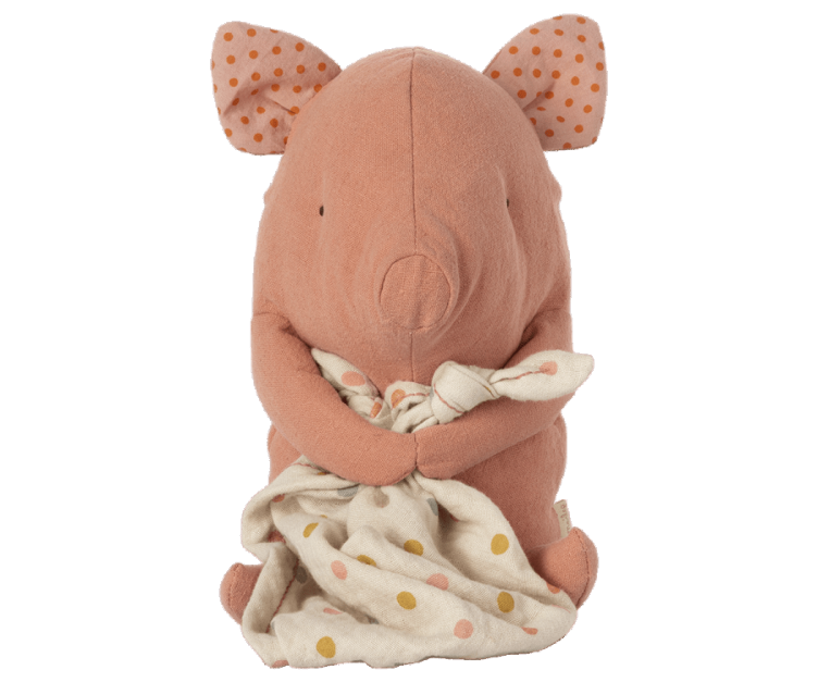 Amis en peluche, cochon