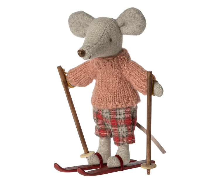 Wintermaus mit Skiset, Große Schwester