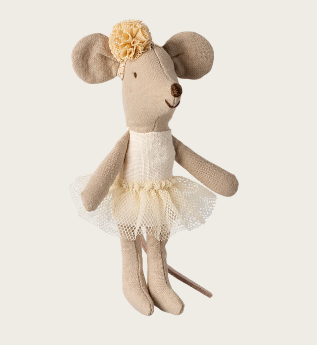 Ballerina-Maus, Kleine Schwester - Cremefarben