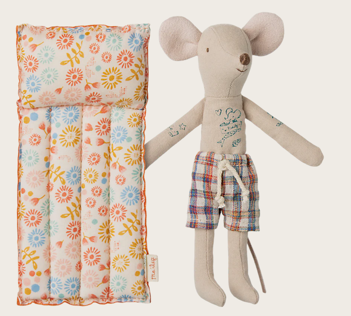 Souris de plage, papa - fleur