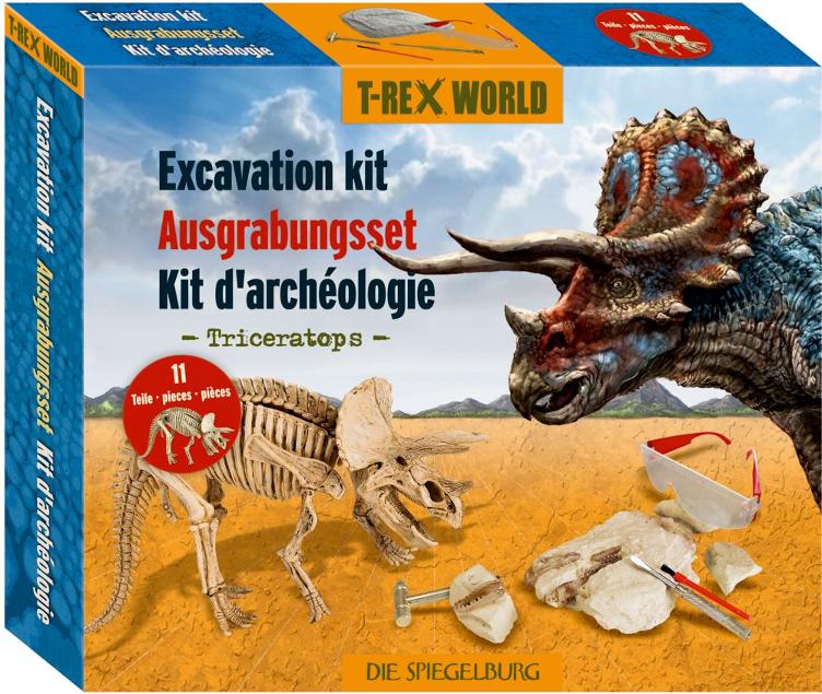 Grand kit de fouilles Triceratops