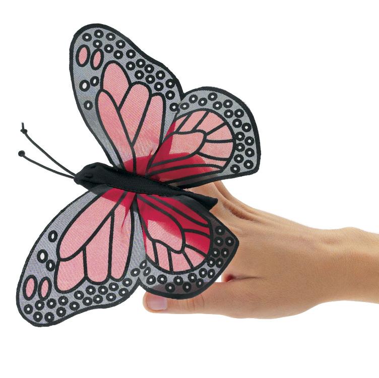 Mini Monarchschmetterling Handpuppe