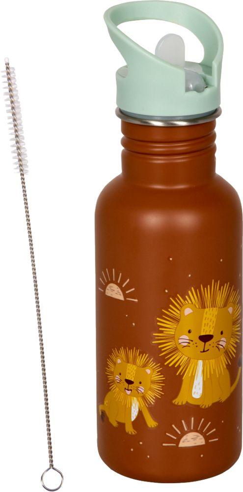 Edelstahlflasche Löwe