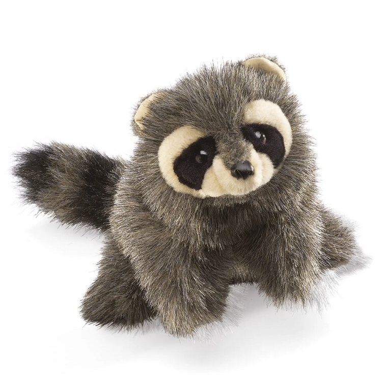 Kleiner Waschbär Handpuppe