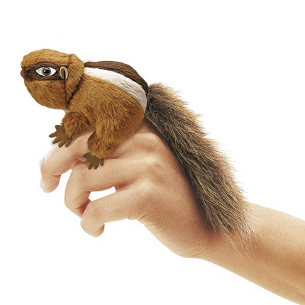 Mini Streifenhörnchen Handpuppe