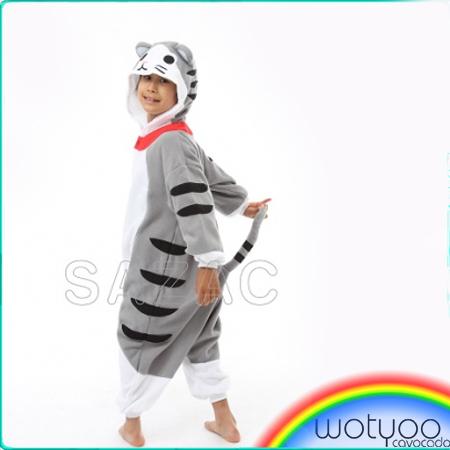 110 CM KIGU GRAUE TIGER KATZE