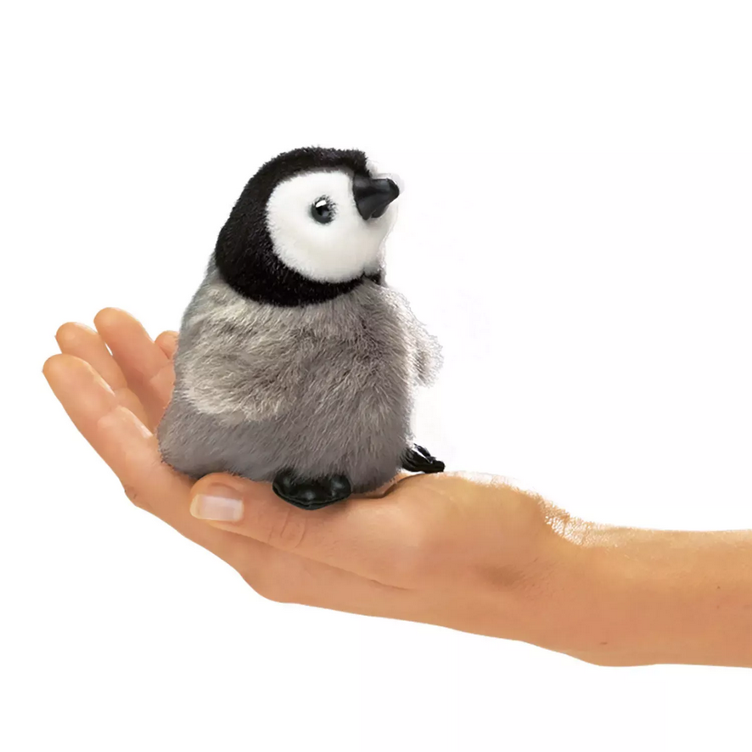 Mini Baby Kaiserpinguin Handpuppe