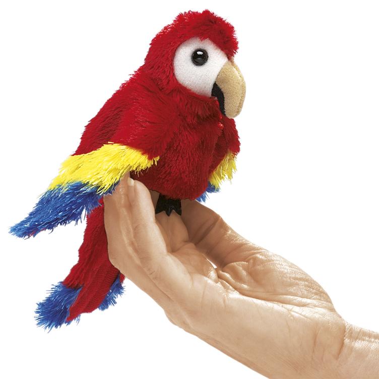 Handpuppe Mini Papagei