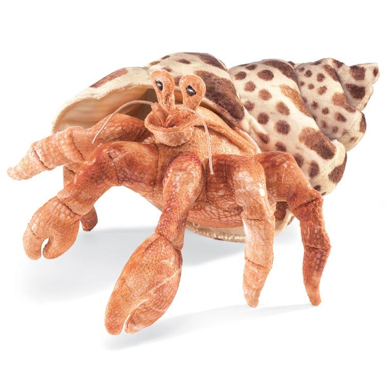 Marionnette crabe ermite