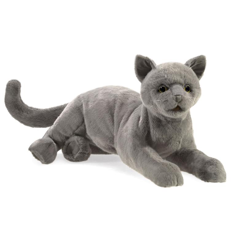 Handpuppe Schnurrende Katze