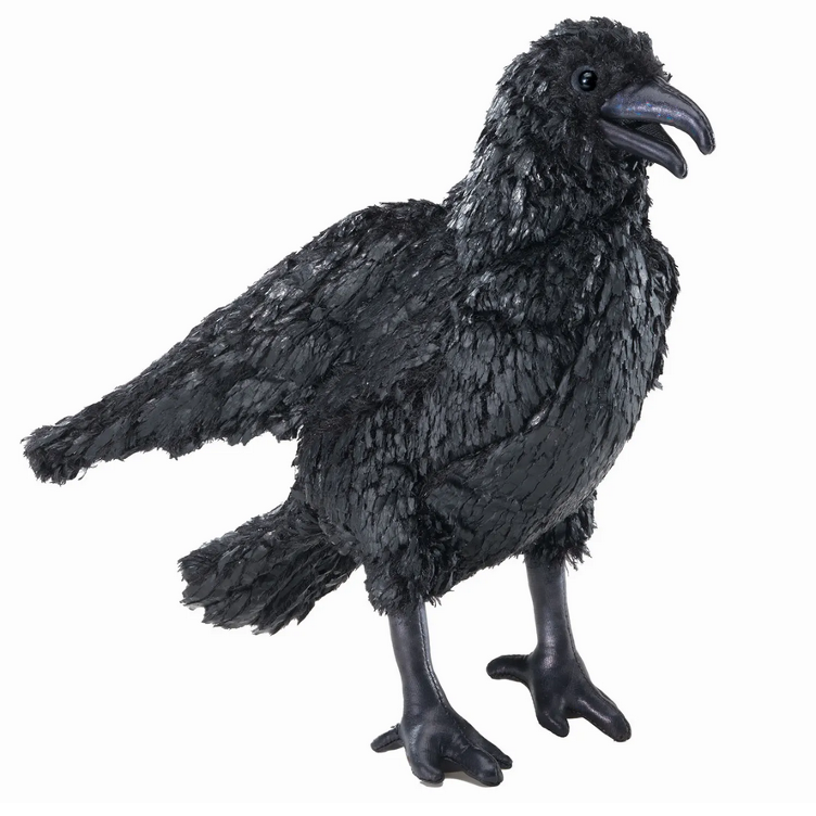 Marionnette à main Corbeau
