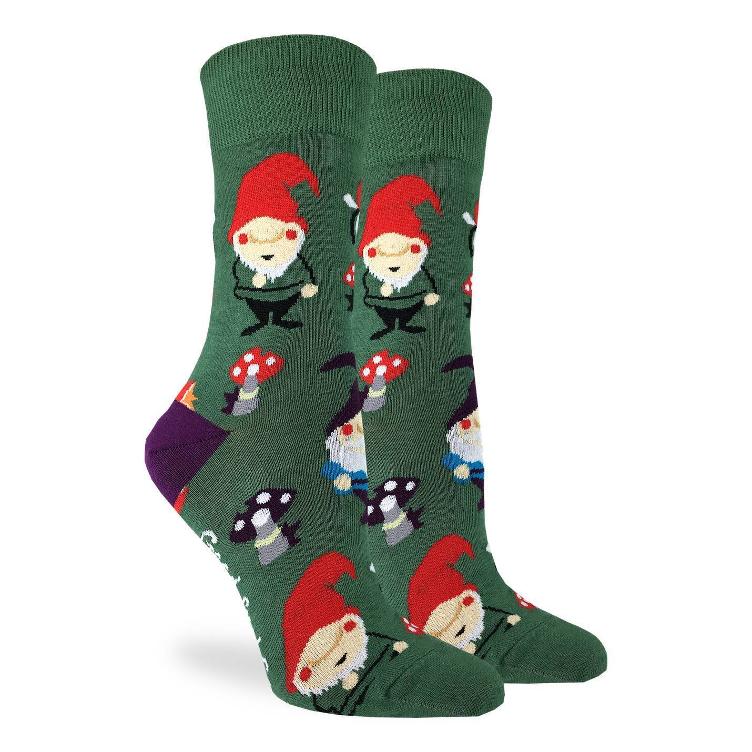 Women`s Lawn Gnomes Socks