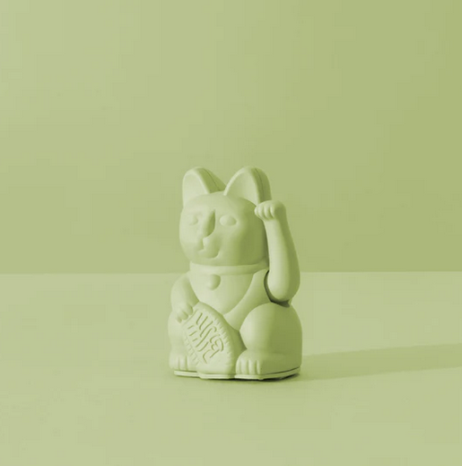 Lucky Cat Mini | Light Green