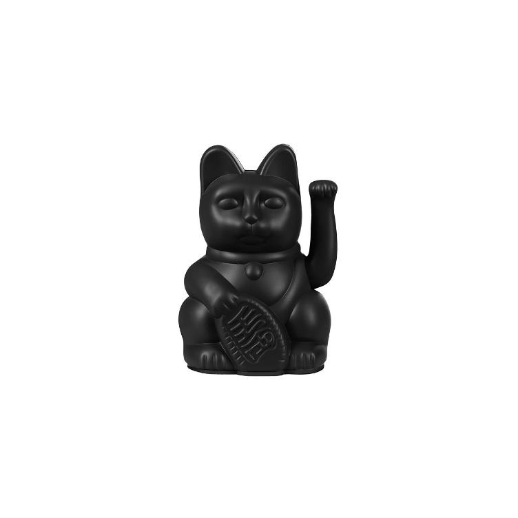 Mini chat porte-bonheur - noir