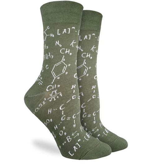 Women`s Chemistry Formulas Socks