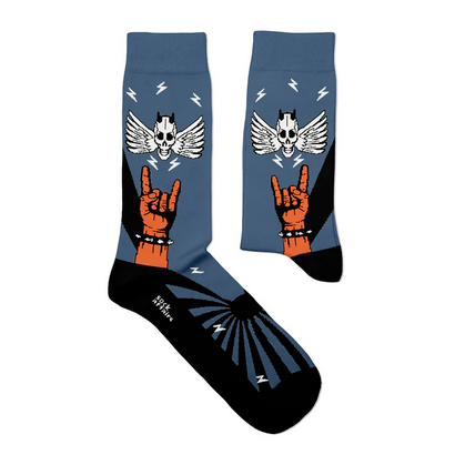 36 - 40 Flying Skull Socks