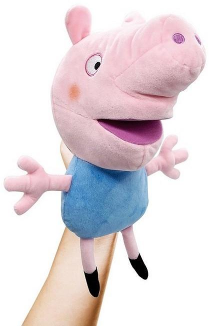 Marionnette en peluche Peppa Pig avec son