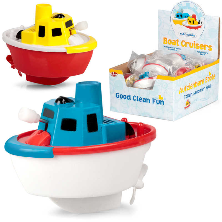 Wind Up Boat Cruisers