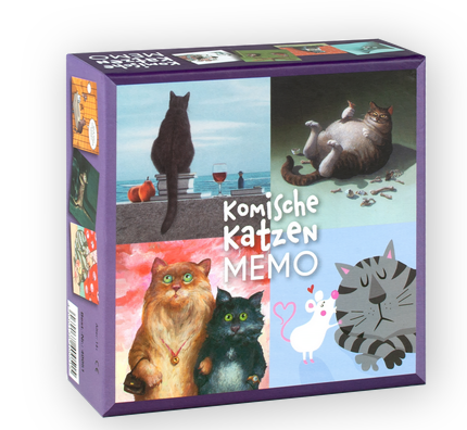 Komische Katzen-Memo