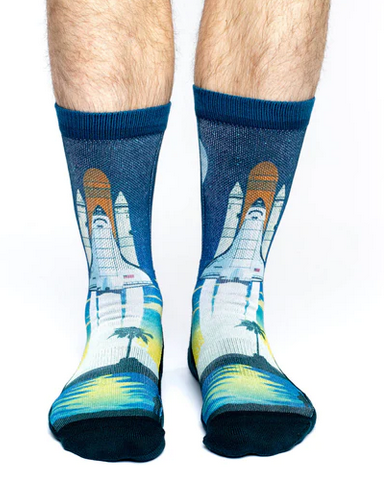 Space Shuttle Launch Socks 40-46