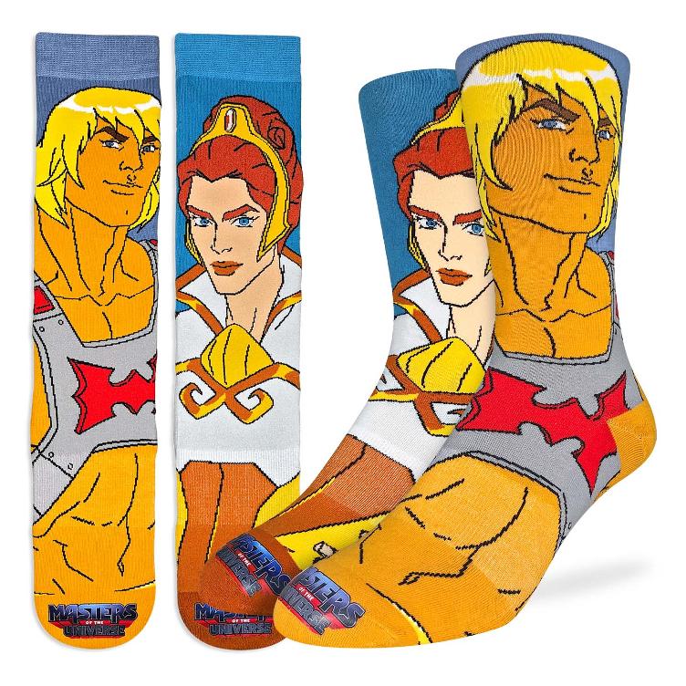 Men`s Masters of the Universe, He-Man and Teela Socks