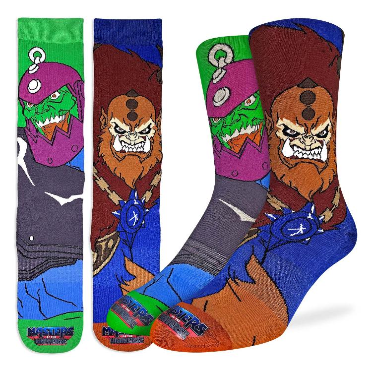 Men`s Masters of the Universe, Trap Jaw & Beast Man Socks