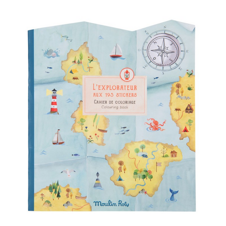 Cahier stickers l`explorateur