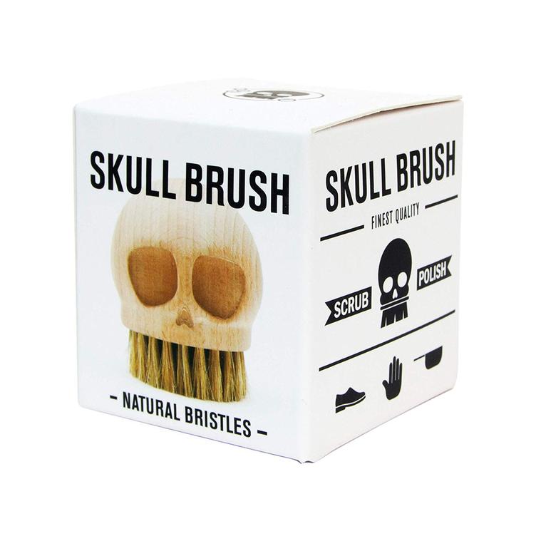 Skull Brush - natural bristles