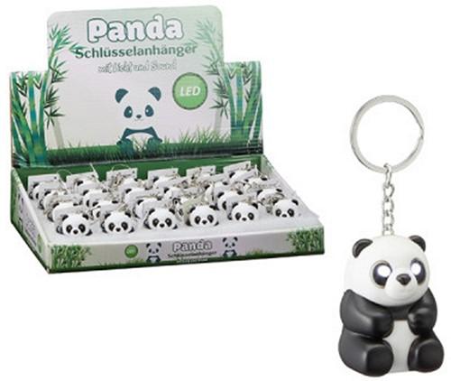 Porte-clés son et lumière Panda 5,5cm