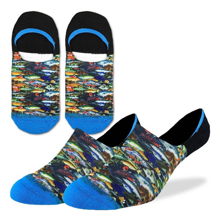 Men`s School of Fish No Show Socks