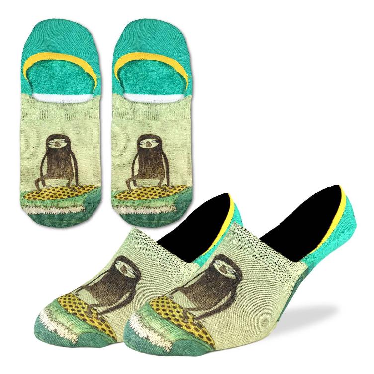 Men`s Surfing Sloth No Show Socks