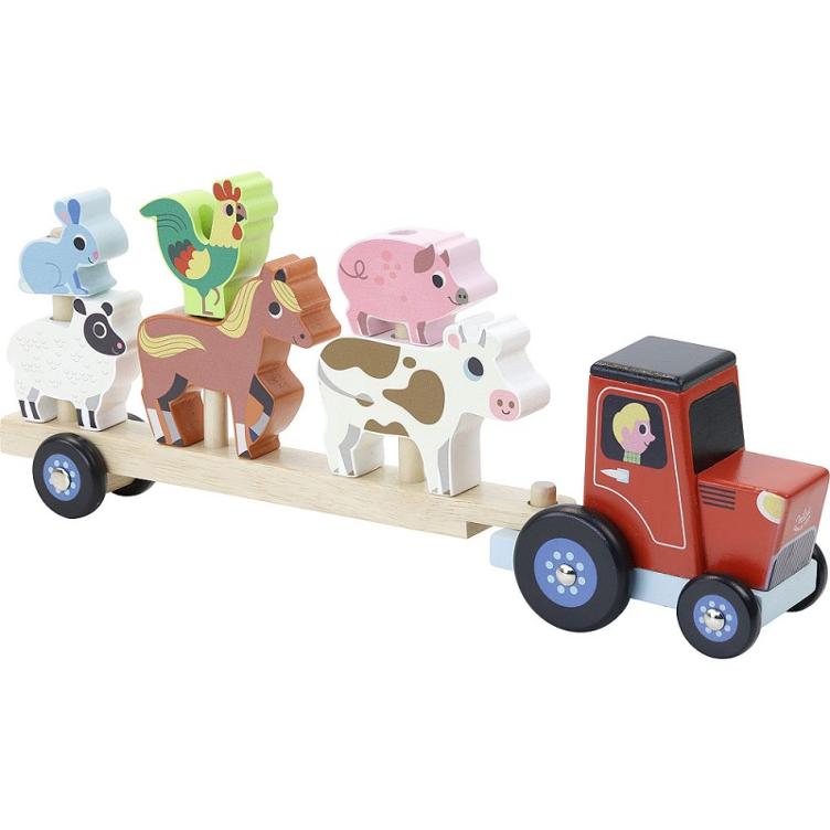 Lastwagen mit Stapeltieren - Ingela P.Arrhenius
