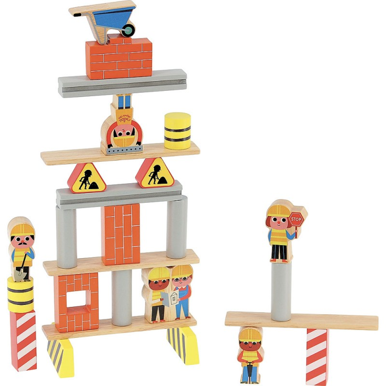 Jeu d`empilage Chantier