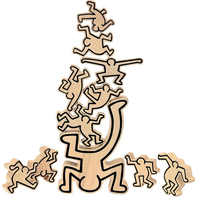 Jeu d`empilage Keith Haring