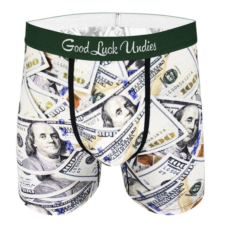 Men`s All About The Benjamins Underwear S