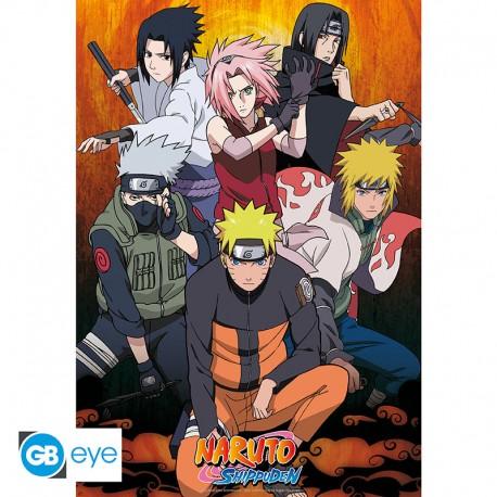 NARUTO SHIPPUDEN - Poster `Gruppe` (91.5 x 61)