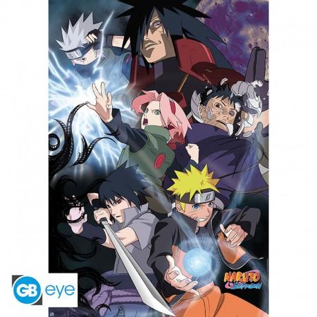 NARUTO SHIPPUDEN - Poster `Gruppe Ninja-Krieg` (91.5x61)