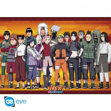 NARUTO SHIPPUDEN - Poster `Ninjas Konoha` (91.5x61)