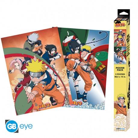 NARUTO - Set de Posters - Equipe 7 (52x38)