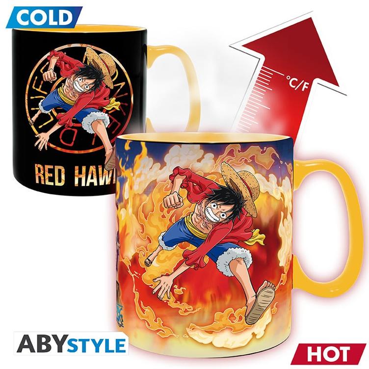 ONE PIECE - Tasse Heat Change + Coaster